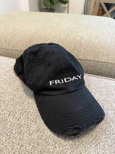 Vetements Reebok FRIDAY CAP 刺繍 キャップ 黒 Vetements X Reebok Friday Distressed Cap Black | The Webster