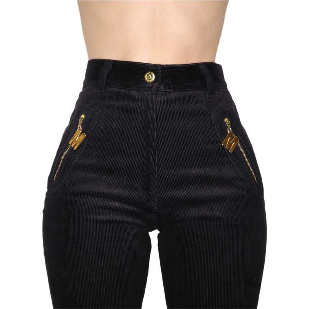 【関税&送料込】Moschino High Waist Pants MOSCHINO JEANS TROUSERS - Cargo trousers - light blue - Zalando
