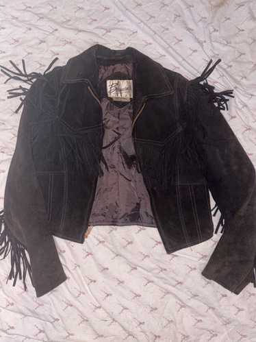 Fringed bermans leather jacket - Gem
