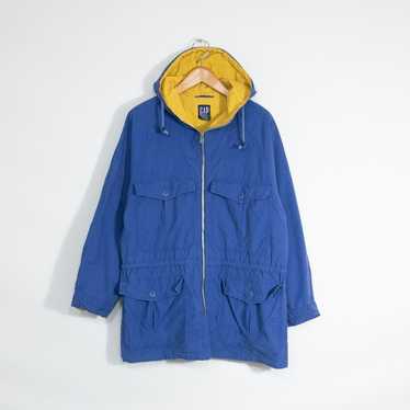 【ヤブラ】90s OLD GAP Mountain Parka 90S Gap Old Two-Tone Mountain Parka Blue Yellow | eBay