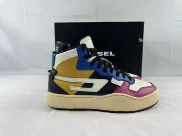 ゆいp-p EU41/26.5cm Men's S-Ukiyo Low-Low-top sneakers in leather and nylon