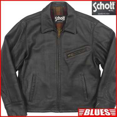 Schott 681 SINGLE RIDERS STEER HIDE / ショット 裏地チェック
