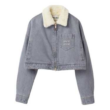 ジャケット・アウター MIU MIU 2019AW Fur collar Tweed Coat Miu Miu // Black Sequin Collar Coat – VSP Consignment