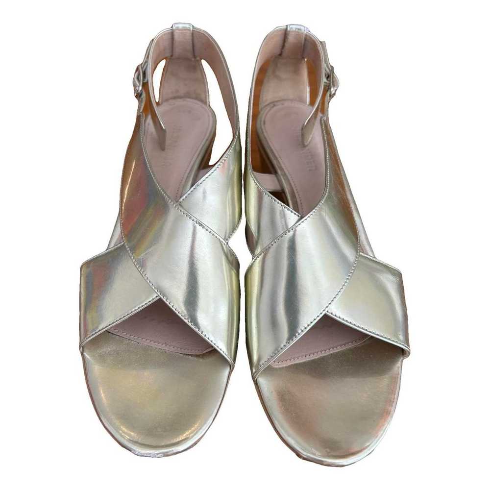 【関税＆送料込み】Jil Sander Leather Sandalwood Jil Sander Jil Sander Leather Sandals | Saks Fifth Avenue