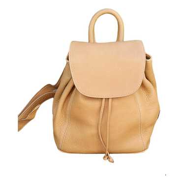 バッグ Vintage Coach Classic Backpack Tan USA Refurbished Vintage Coach British Tan Leather Backpack