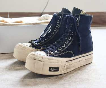 visvim SKAGWAY HI PATTEN ハイカットスニーカー Visvim Skagway Hi Patten - Navy – Kith