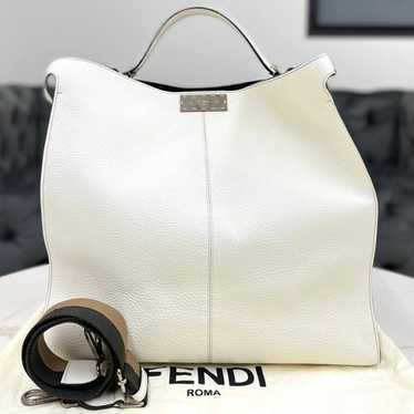 Fendi ブラックレザー 二つ折り財布 Fendi x rite tote - Gem