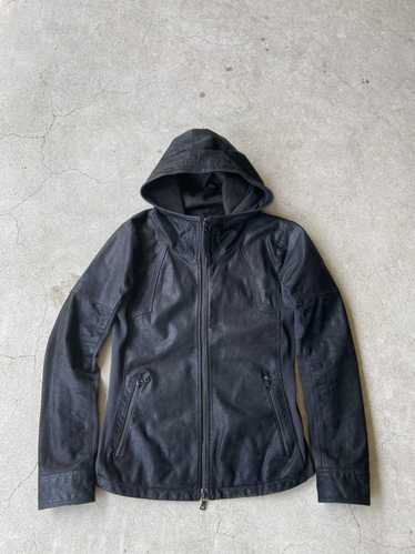 00s japanese label leather - Gem
