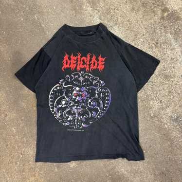 鬼フェード　00s DEICIDE BLUE GRAPE XL Band tees deicide in - Gem
