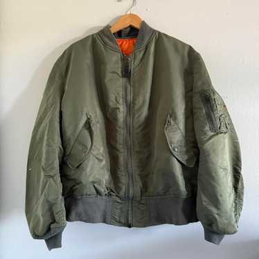 Alpha Industries MA-1 Flight Jacket Sage Green Made in USA