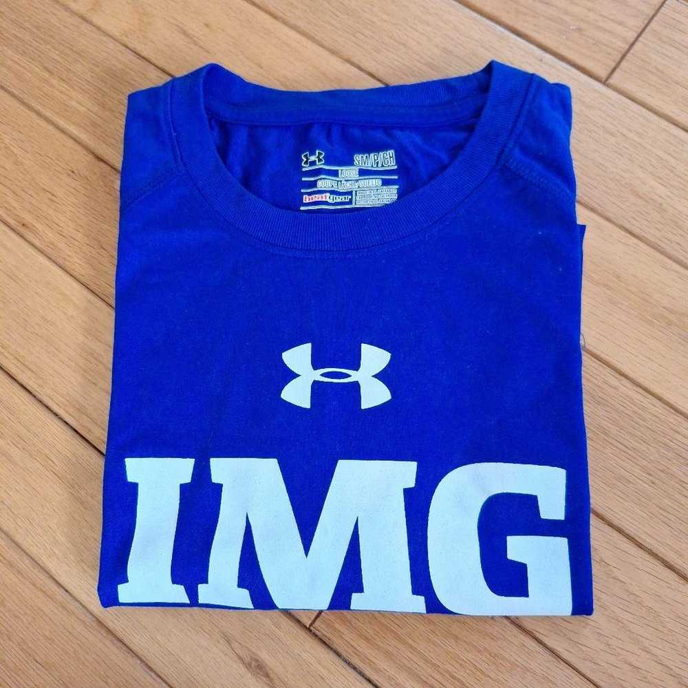 Under Armour IMG Academy Tシャツ M 青 IMG Academy Short Sleeve T-Shirt Under Armour SM