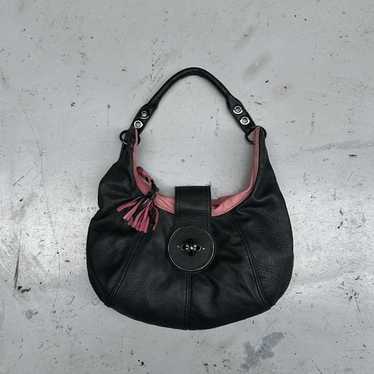 Diesel Men Archive Shoulder Bag Y2K Crescent Black