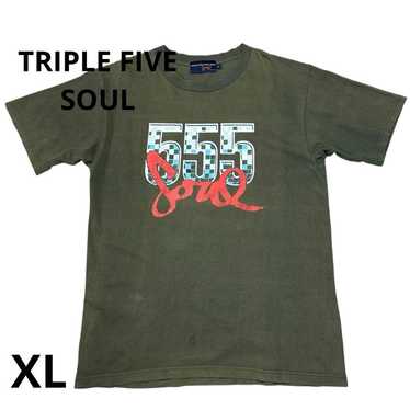 【TRIPLE FIVE SOUL】 555ソウル USA製 半袖シャツ 90s Triple five soul 555 - Gem