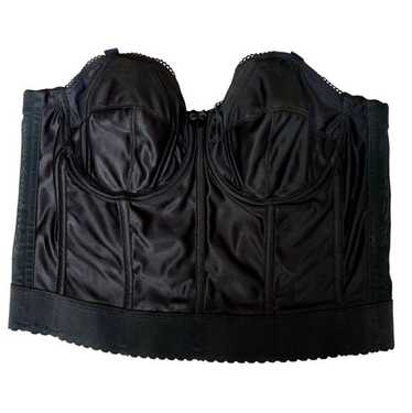 Vintage 80s black corset - Gem