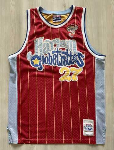 platinum fubu Harlem Globetrotters タンク Platinum Fubu jersey, red, Harlem Globetrotters, vintage