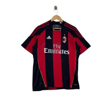 adidas AC MILAN 2010/11 away ACミラン Adidas AC Milan 2010/2011 Away Soccer Jersey Mens Size Small