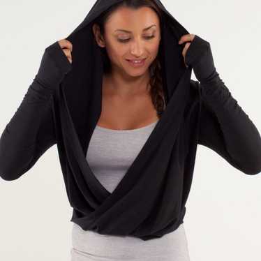 lululemon - Lululemon Iconic Wrap サイズ４ Lululemon Heathered Gray Long Sleeve Iconic Wrap Top Size 4