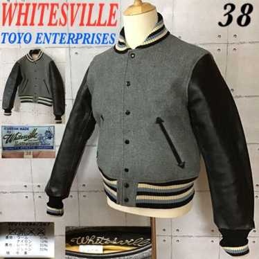 White Ville ホワイツビル　Boa Stadium Jacket 38 VTG Whitesville Varsity Jacket - Size L - Etsy