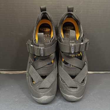 靴 KEEN ZERRAPORT TRAIL 27cm Keen Men's Zerraport Trail Sneakers in Triple Black/Black KEEN