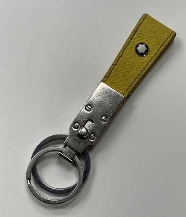 MONTBLANC Genuine 114627 Sartorial Black Leather Key Ring