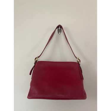 Coach Signature Legacy Flap Bag Red