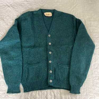 トップス special 60s vintage mohair cardigan Vintage 60s Sears Mohair Cardigan Size Small Striped Shaggy