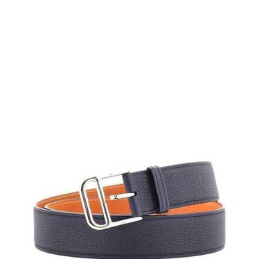 美品 HERMES レザー ベルト navy blue hermes belt - Navy Blue? Must have!!