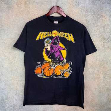 80s Vintage HELLOWEEN TOUR Tシャツ エロ ボロ 80s Vintage HELLOWEEN TOUR Tシャツ エロ ボロ メンズ