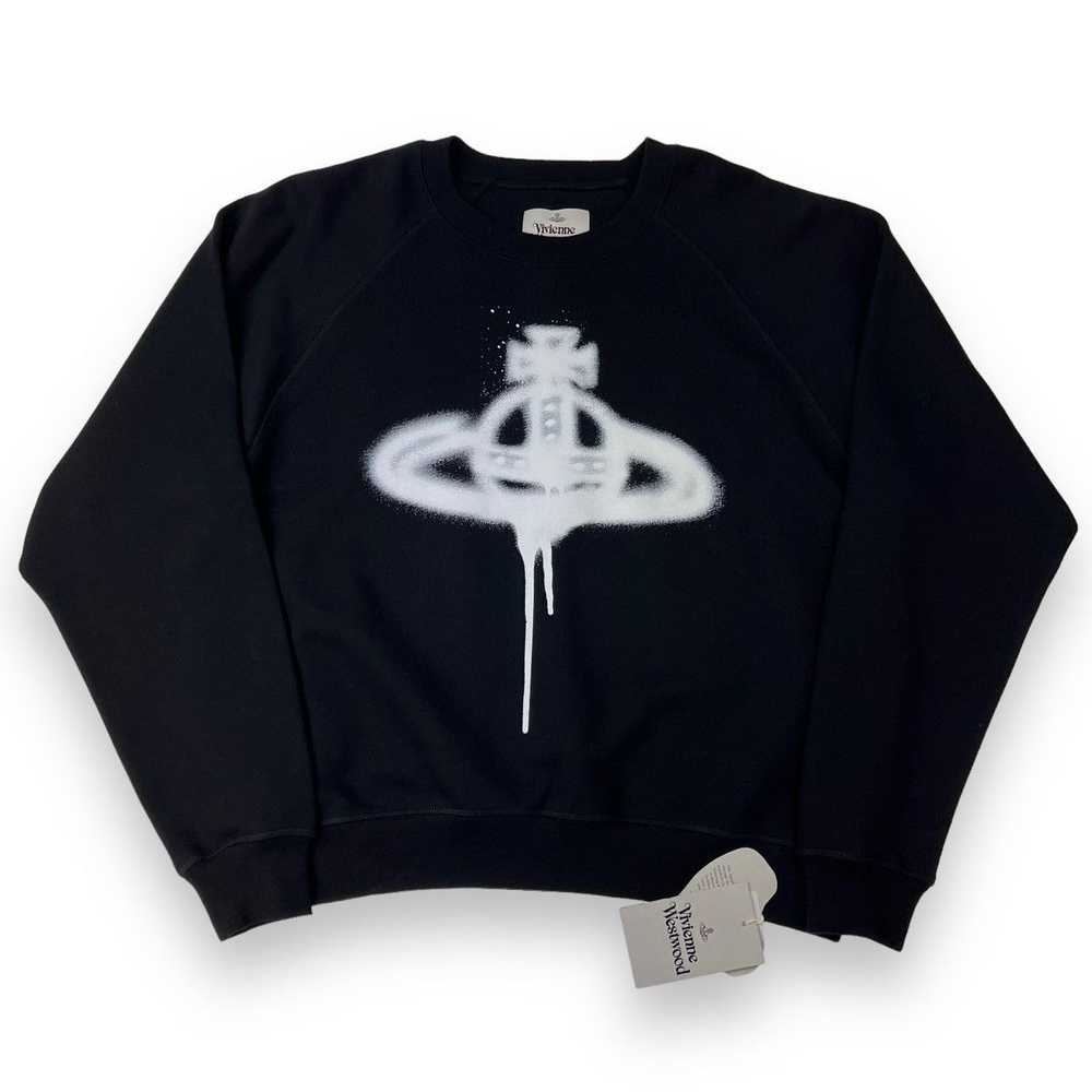 【送料&関税込】Vivienne Westwood Jersey With Orb Logo Vivienne Westwood Orb logo-embroidery Cotton T-shirt | White