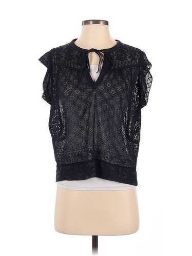 Rebecca Taylor Women Black Sleeveless Silk Top 0 - image 1