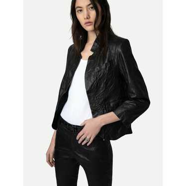 ZADIG&VOLTAIRE レザーライダース　XS Women's leather clothing : jackets, pants, dresses