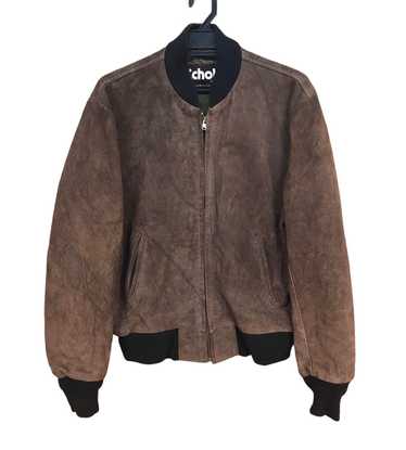 ジャケット・アウター 80s Schott suede leather bomber jkt 80s Schott Brown Suede Leather Jacket - 5 Star Vintage