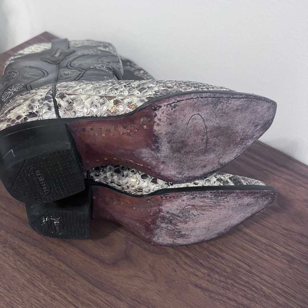 Lucchese Resistol Ranch Boot Python Snake Peace M… - image 8