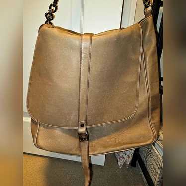 たくみ　90s LANVIN leather shoulder bag Lanvin, black leather shoulder bag with single or double