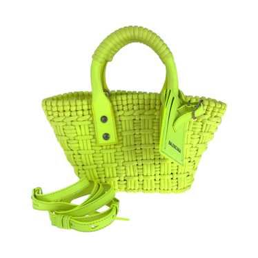 BALENCIAGA●2way●シルバーBistroXSポケット付バスケットバッグ Balenciaga bistro xxs basket - Gem