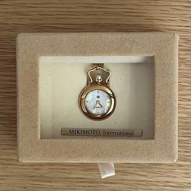 腕時計 稼働 ミキモト MIKIMOTO JAL限定 パールウォッチ 4N20