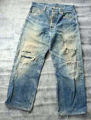 リーバイス702XXLEVI'S BIGE VINTAGE CLOTHING Rare LEVI'S 702 XX BIG E : MADE IN JAPAN REDLINE SELVEDGE
