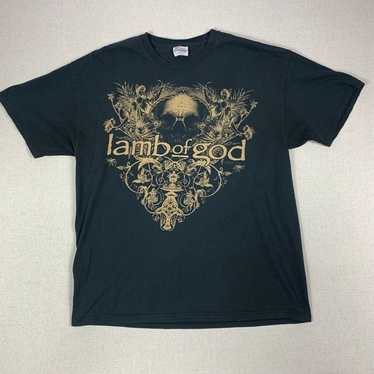 lamb of god Tシャツ XL Hanes St036 Hanes Heavyweight Lamb Of God Pure American Metal T