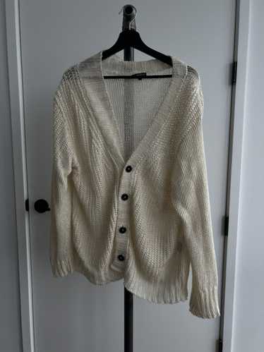 トップス ANN DEMEULEMEESTER Asymmetrical Cardigan Ann Demeulemeester black asymmetric cardigan with buttons