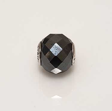 Pandora Essence Charm　黒 Pandora Sparkling Pave Round Black Charm :: Gems with
