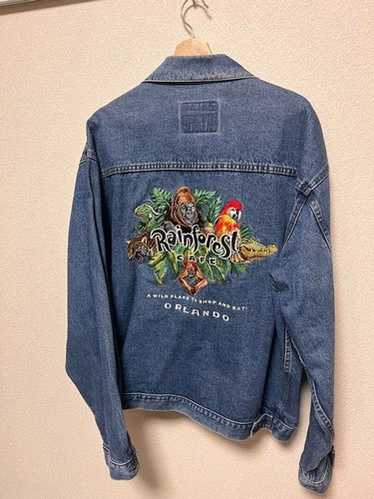 Rainforest Cafe Las Vegas デニム ジャケット Rainforest Cafe Las Vegas デニム ジャケット メンズ