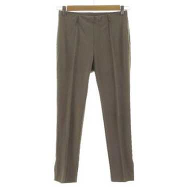 HIROKO KOSHINO Hem Zipper Dropped Crotch Pants Size 38(K