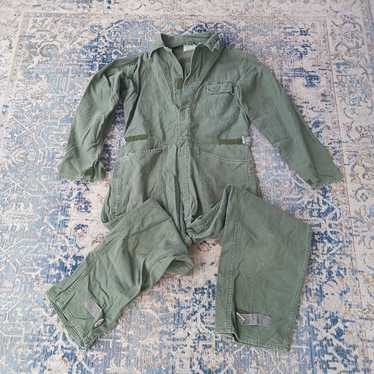 US ARMY COVERALLS 1983 Military　ペンキ汚れツナギ US ARMY COVERALLS 1983 Military ペンキ汚れツナギ - メルカリ