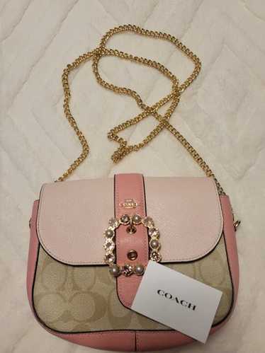 ショルダーバッグ・ポシェット [COACH] GEMMA CROSSBODY IN COLORBLOCK Coach Gemma Crossbody In Colorblock With Apple Buckle