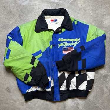 90s Swingster USA製レーシングスイングトップKawasaki Kawasaki Racing Jacket Made In USA Vintage 90s Swingster XL