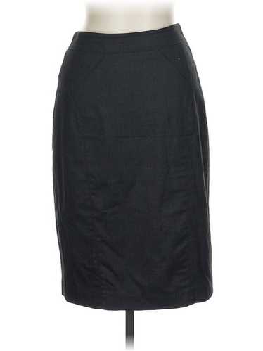 Rebecca Taylor Women Black Wool Skirt 12 - image 1