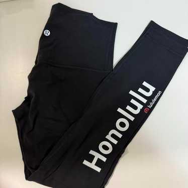 ハワイ限定】LululemonルルレモンTシャツハワイ地図 サイズ6
