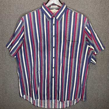 Striped vintage button up van heusen - Gem