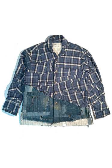 【売り切りセール】 GREG LAUREN デニムカラーネルシャツ Greg lauren mens denim - Gem