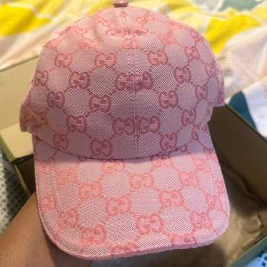 GUCCI ピンク GGパターン キャップ L GUCCI ピンク GGパターン キャップ L